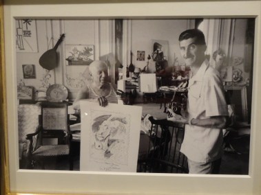 Pablo Picasso y Edward Quinn