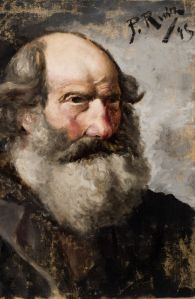 Cabeza de hombre barbudo (Picasso, 1895) Foto La Voz de Galicia